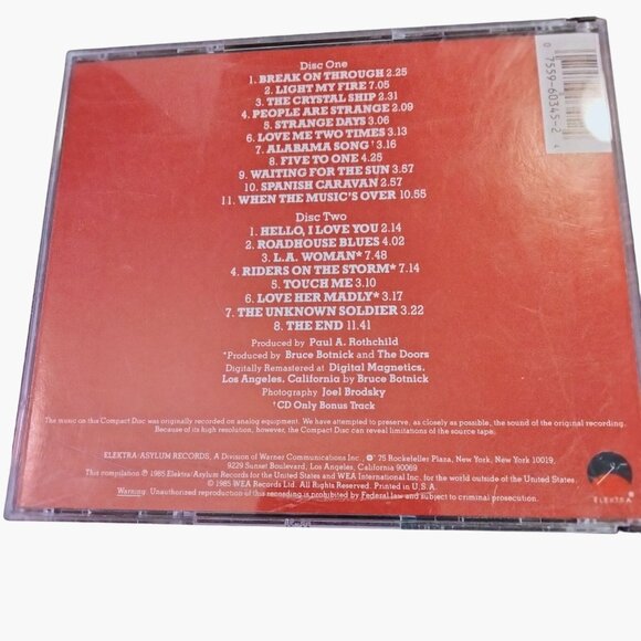 Best of the Doors Disc 1 CD - Picture 2 of 5